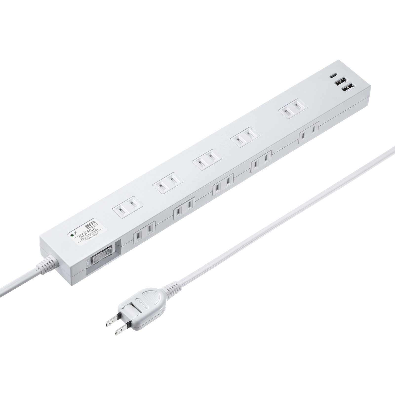 TAP-SP2110NUC-3W 電源タップ サンワサプライ 2P 一括集中スイッチ