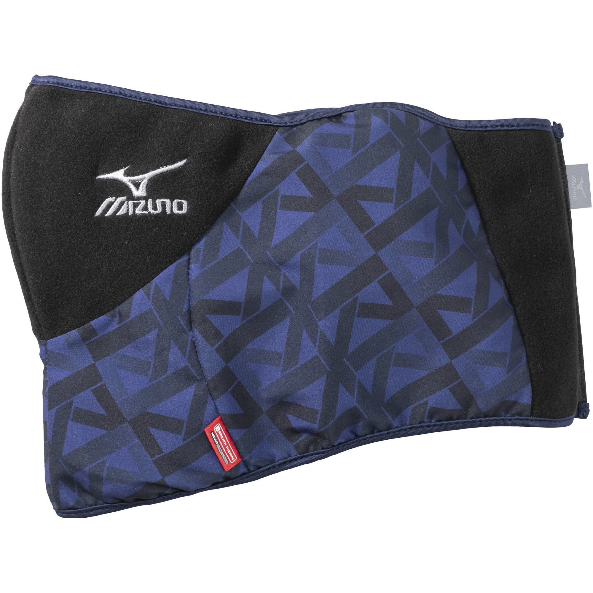MIZUNO ミズノ ネックウォーマー BREATH THERMO 4つ 吸湿発熱ブレスサーモ ロゴネームニットネックウォーマー|B2JYB502