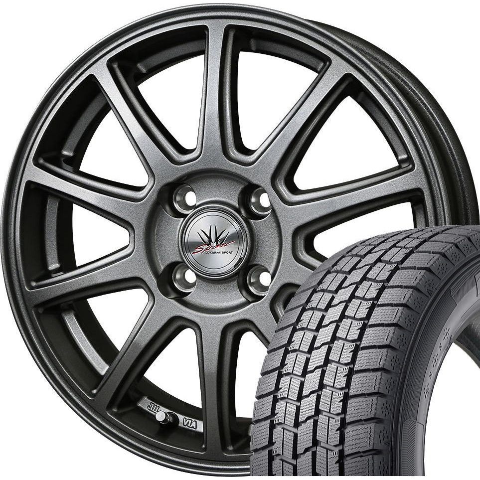 NHR69 エルフ タイヤホイール 185R14C 102/100R 14×5J★257045 エルフ タイヤ、ホイール(車のパーツ)の中古が安い！激安で譲ります