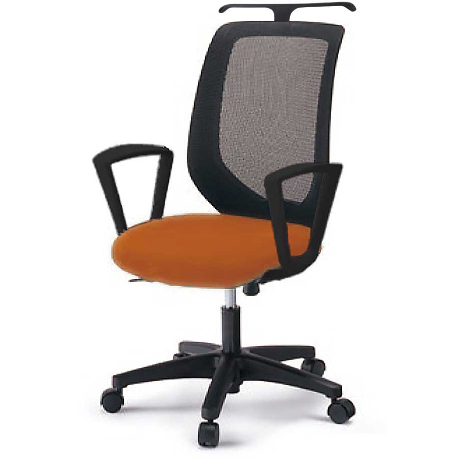 KT-256PVHT1D3T1 イトーキ コルトチェア 肘付 ハンガー付 ベースカラー ブラック＜配送時組立サービス付＞ 1台 イトーキ 【通販モノタロウ】