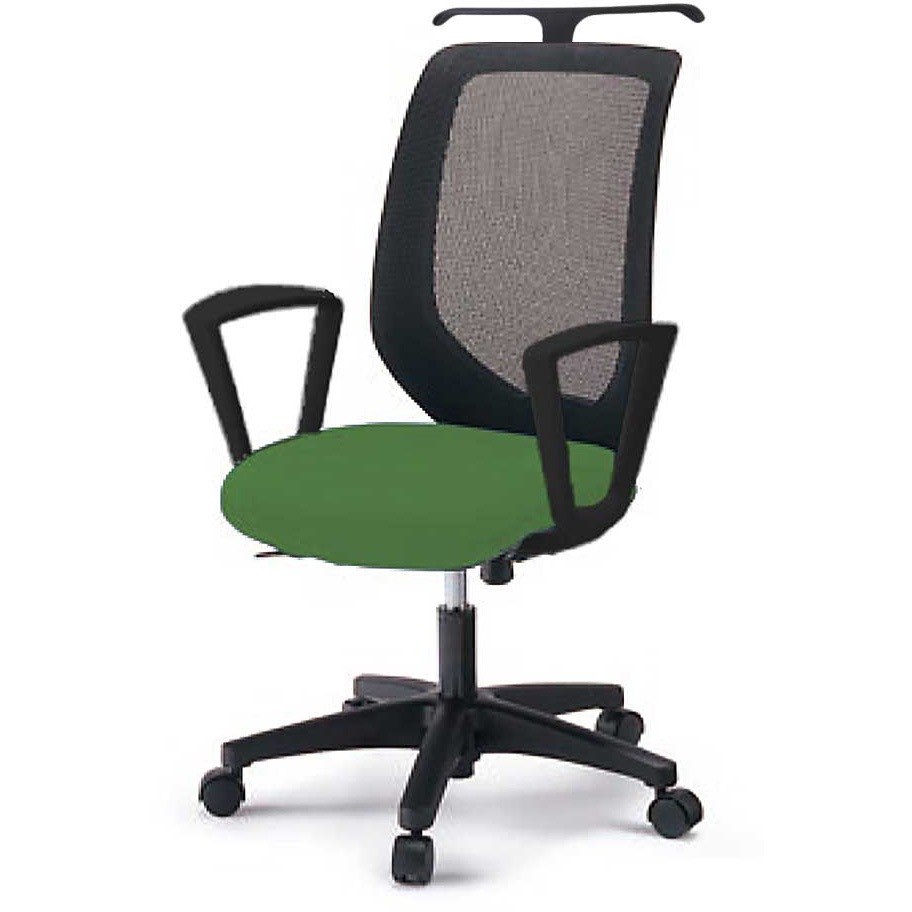 KT-256PVHT1Q2T1 イトーキ コルトチェア 肘付 ハンガー付 ベースカラー ブラック＜配送時組立サービス付＞ 1台 イトーキ 【通販モノタロウ】