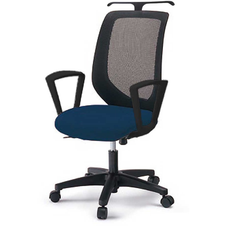 KT-256PVHT1B2T1 イトーキ コルトチェア 肘付 ハンガー付 ベースカラー ブラック＜配送時組立サービス付＞ 1台 イトーキ 【通販モノタロウ】