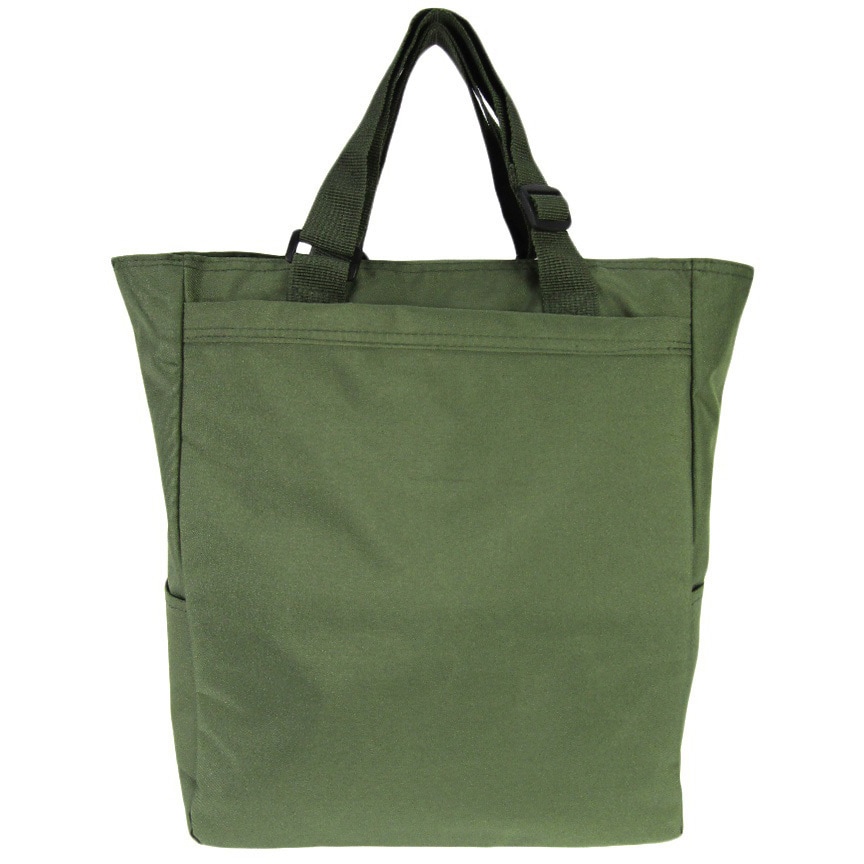 3974 持ち手調整付きトートバッグ ABYSS OF TIME カーキ色 1個