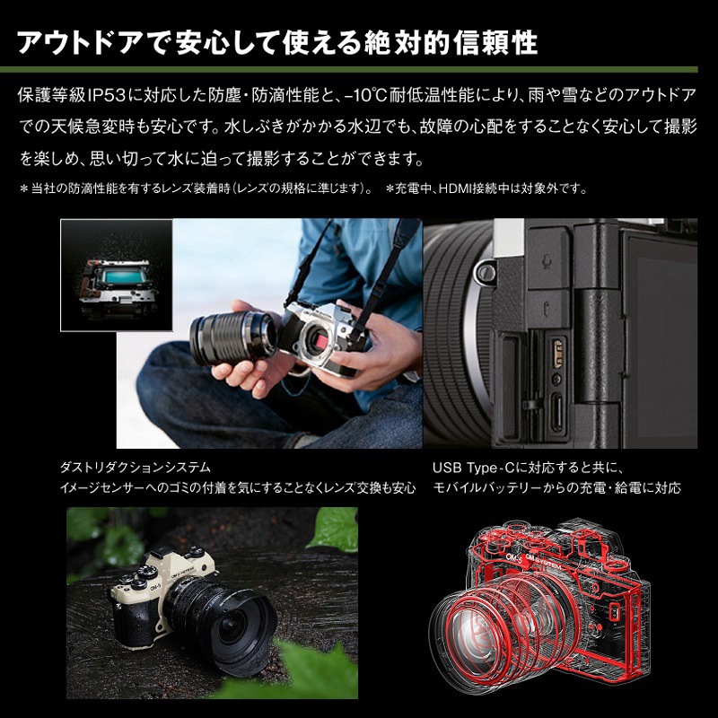 OM5MarkIIボディーBLK ミラーレス一眼 OMSYSTEM OM-5 Mark II 1個 OM