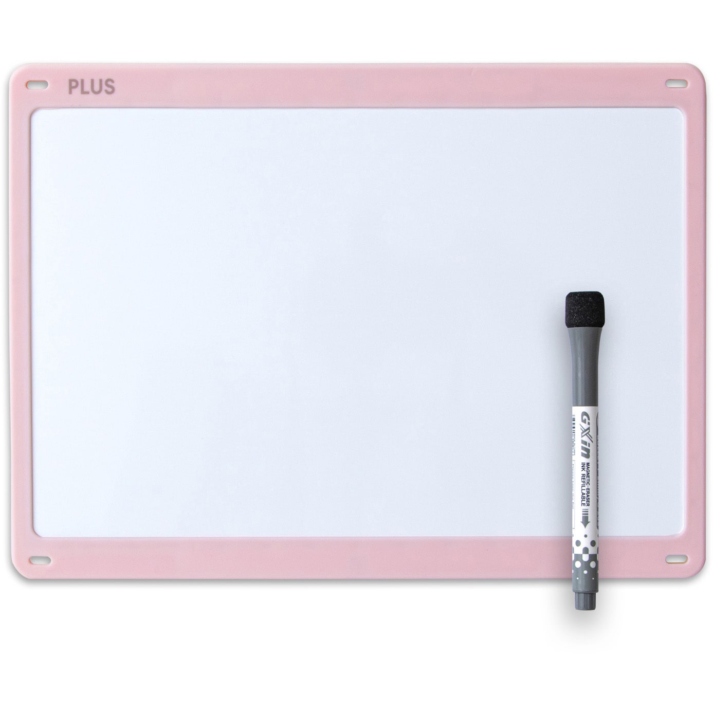 HWB-SF-PK(538128) ホワイトボード 小型壁掛け やわらかフレーム PLUS