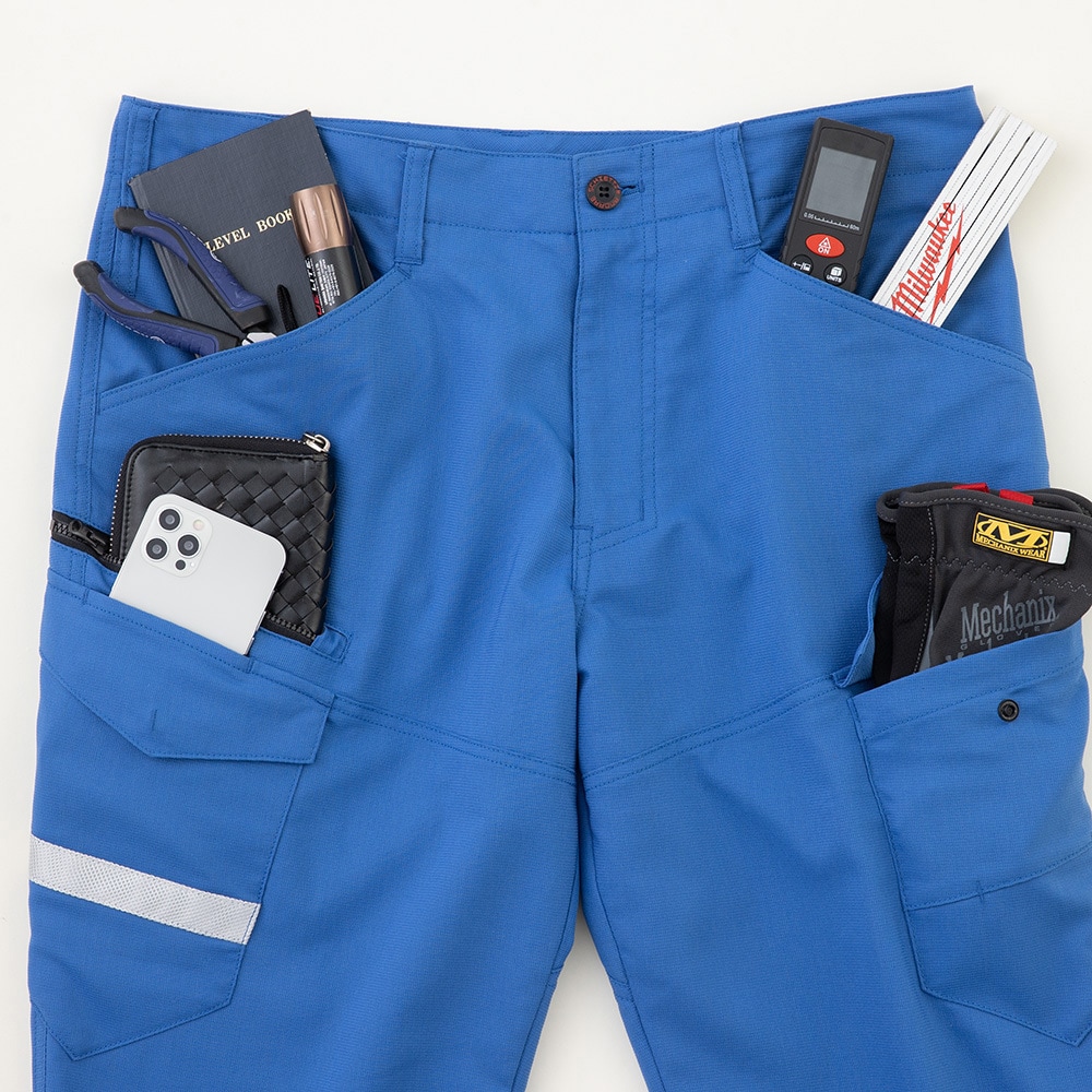 A-7075 ストレッチカーゴパンツ コーコス信岡 サイズM A-7075