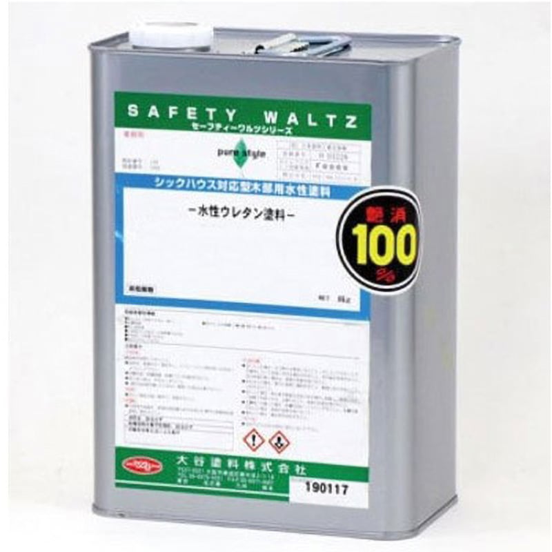 水性VATONフロアーNY 1缶(4kg) 大谷塗料 【通販モノタロウ】