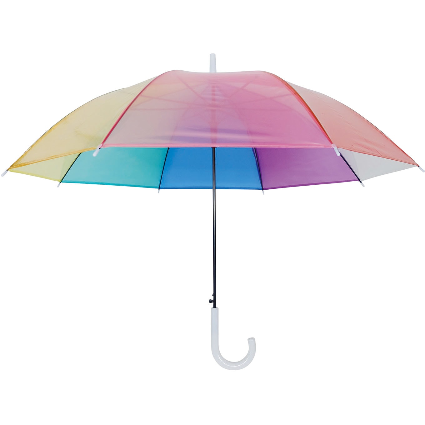 90203001 レインボーアンブレラ 丸玉工業 骨数8本 ワンタッチ仕様 親骨長さ60cm 1セット(6本)