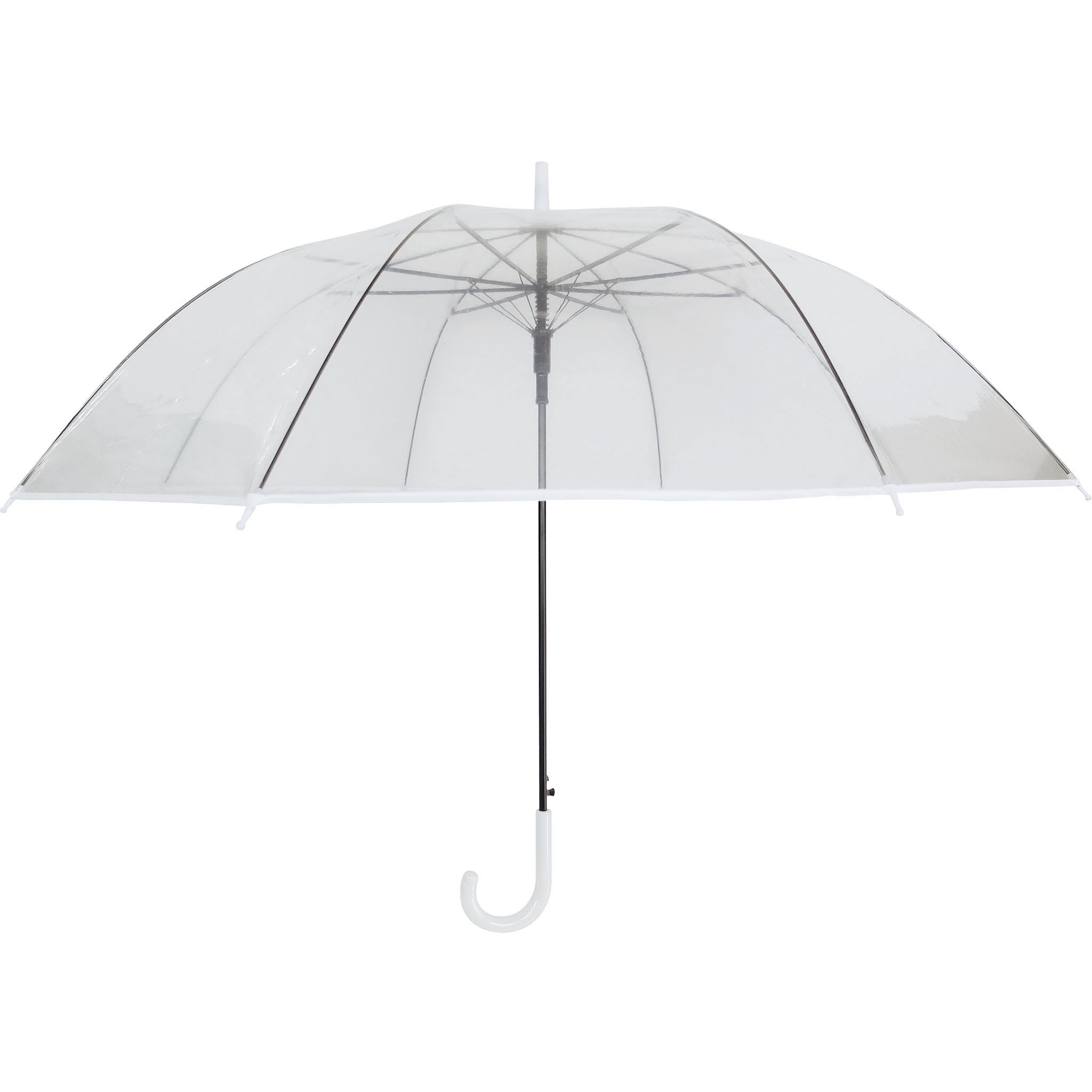 90208001 POE傘70cm大判ジャンプ 丸玉工業 クリア色 骨数8本 ワンタッチ仕様
