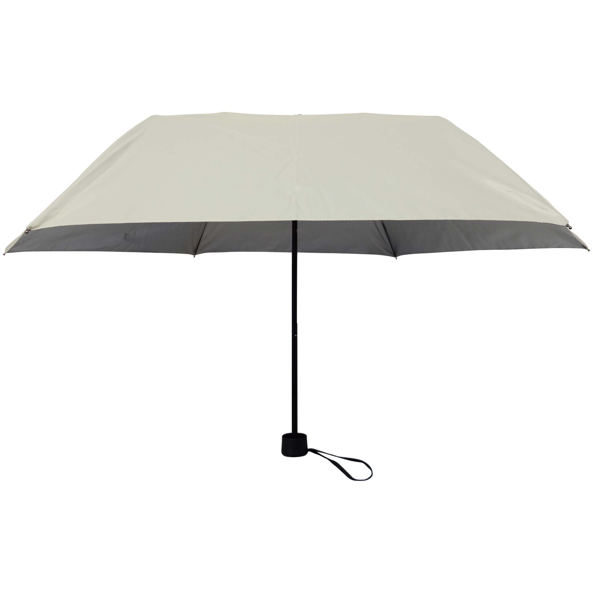 90242070 晴雨兼用折り畳み傘6本骨 丸玉工業 手動式仕様 アイボリー色 親骨長さ53cm 1セット(6本) 8,998円