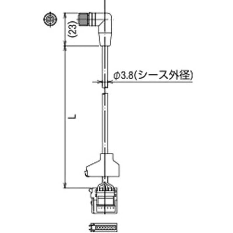 SA-SD-SHL5M アブソリュートデジタルゲージ用ケーブル 1個 シチズンファインデバイス 【通販モノタロウ】