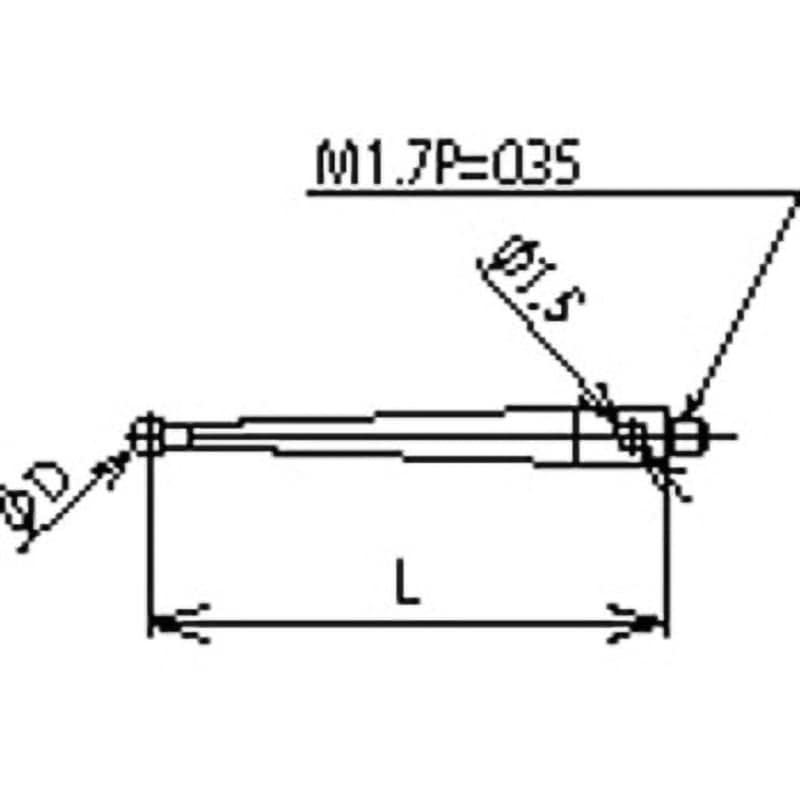 F-138 エレメトロン用測定端子 1個 シチズンファインデバイス 【通販モノタロウ】