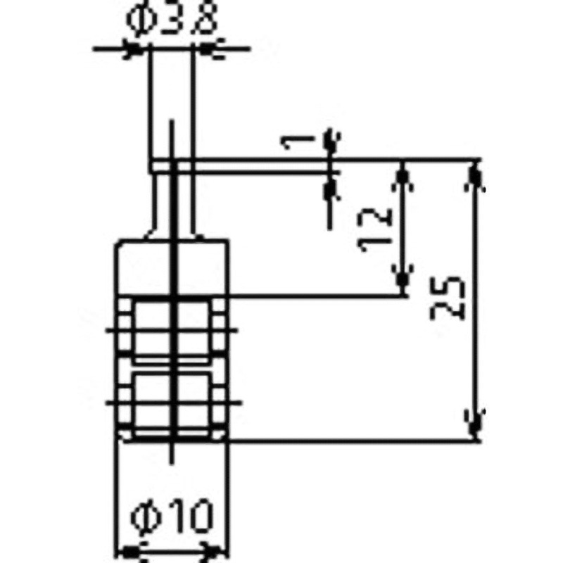 F-050 測定端子 2ヶ入 シチズンファインデバイス 測定範囲Φ4～59mm 1セット(2本) F-050