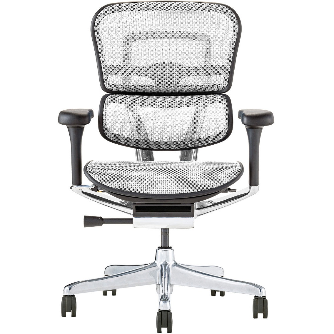 EHP2-LAM-WH (BKframe) オフィスチェア・肘掛け・キャスター エルゴヒューマン(Ergohuman) ブラック