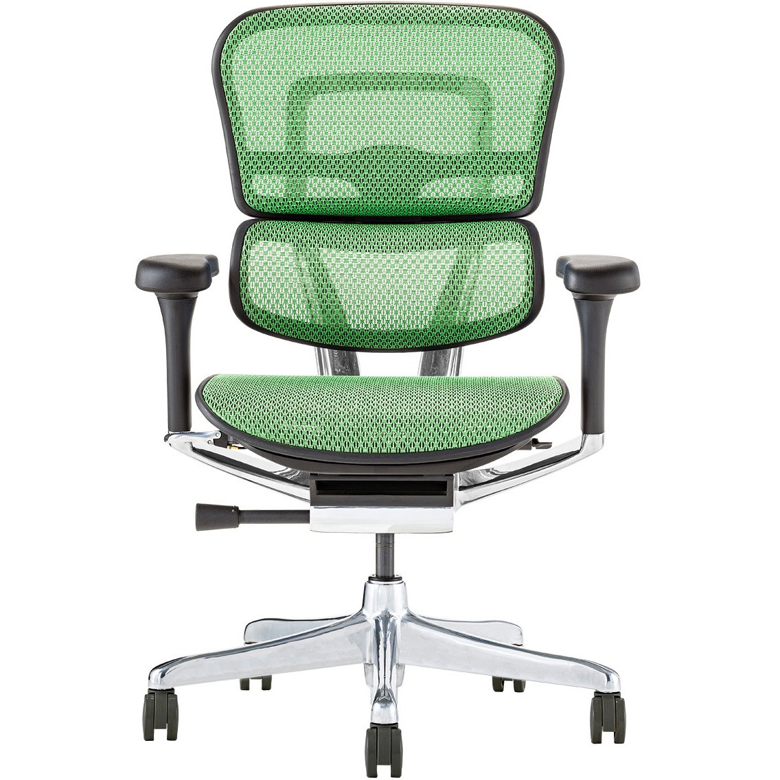 EHP2-LAM-GN (BKframe) オフィスチェア・肘掛け・キャスター エルゴヒューマン(Ergohuman) ブラック