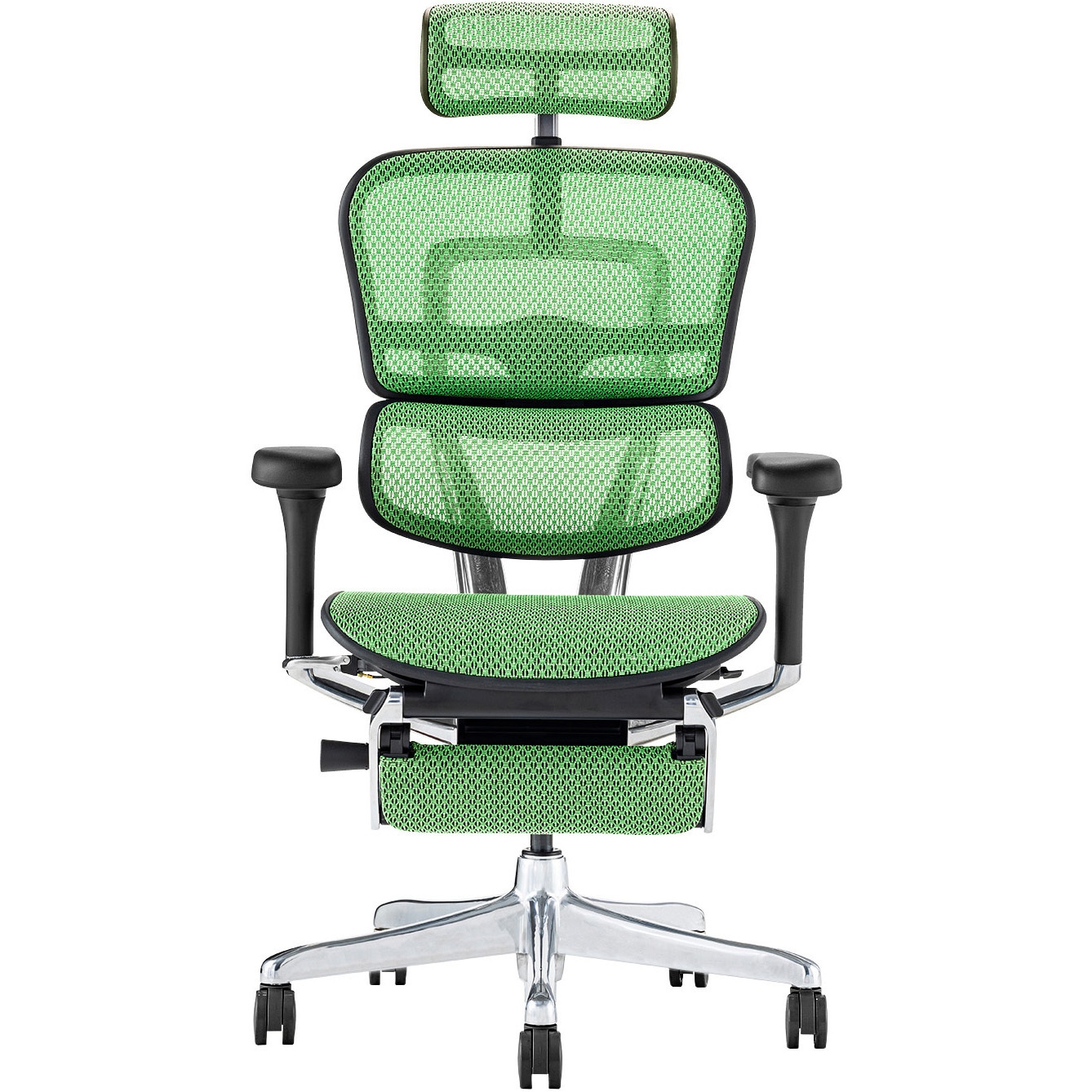 EHP2-LPL-GN (BKframe) オフィスチェア・肘掛け・キャスター エルゴ