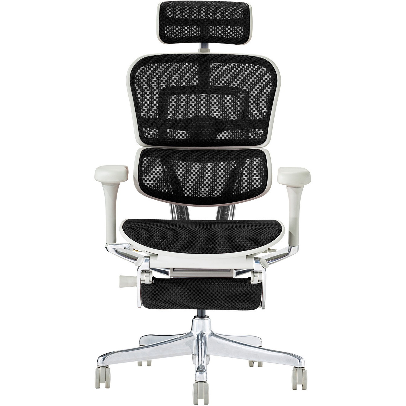 EHP2-LPL-BK (GYframe) オフィスチェア・肘掛け・キャスター エルゴヒューマン(Ergohuman) グレー