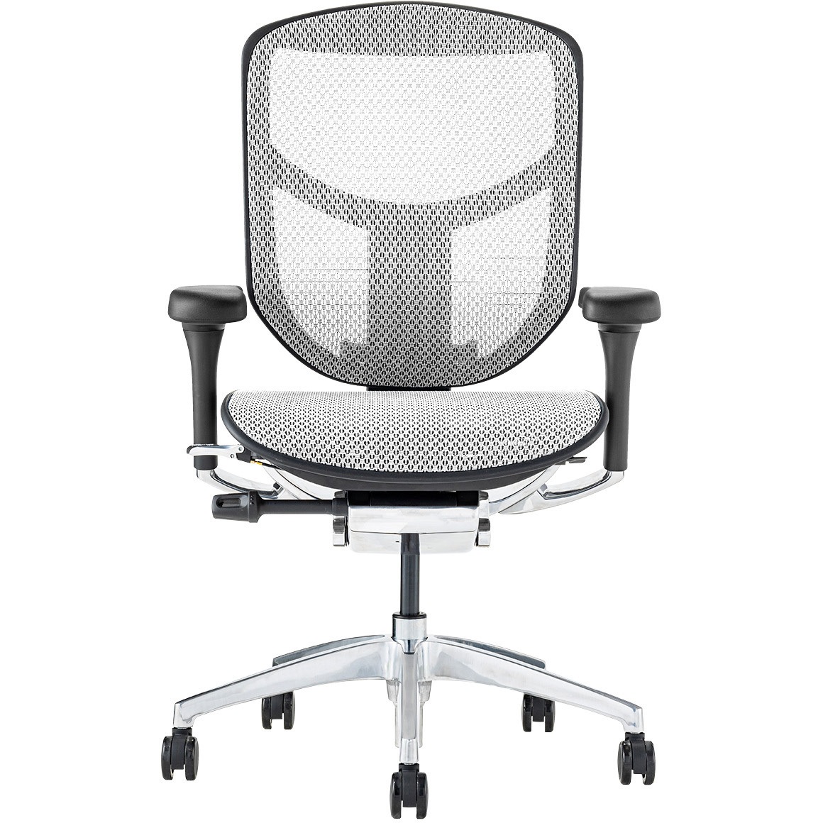 EJ2-LAM-WH (BKframe) オフィスチェア・肘掛け・キャスター エルゴヒューマン(Ergohuman) ブラック