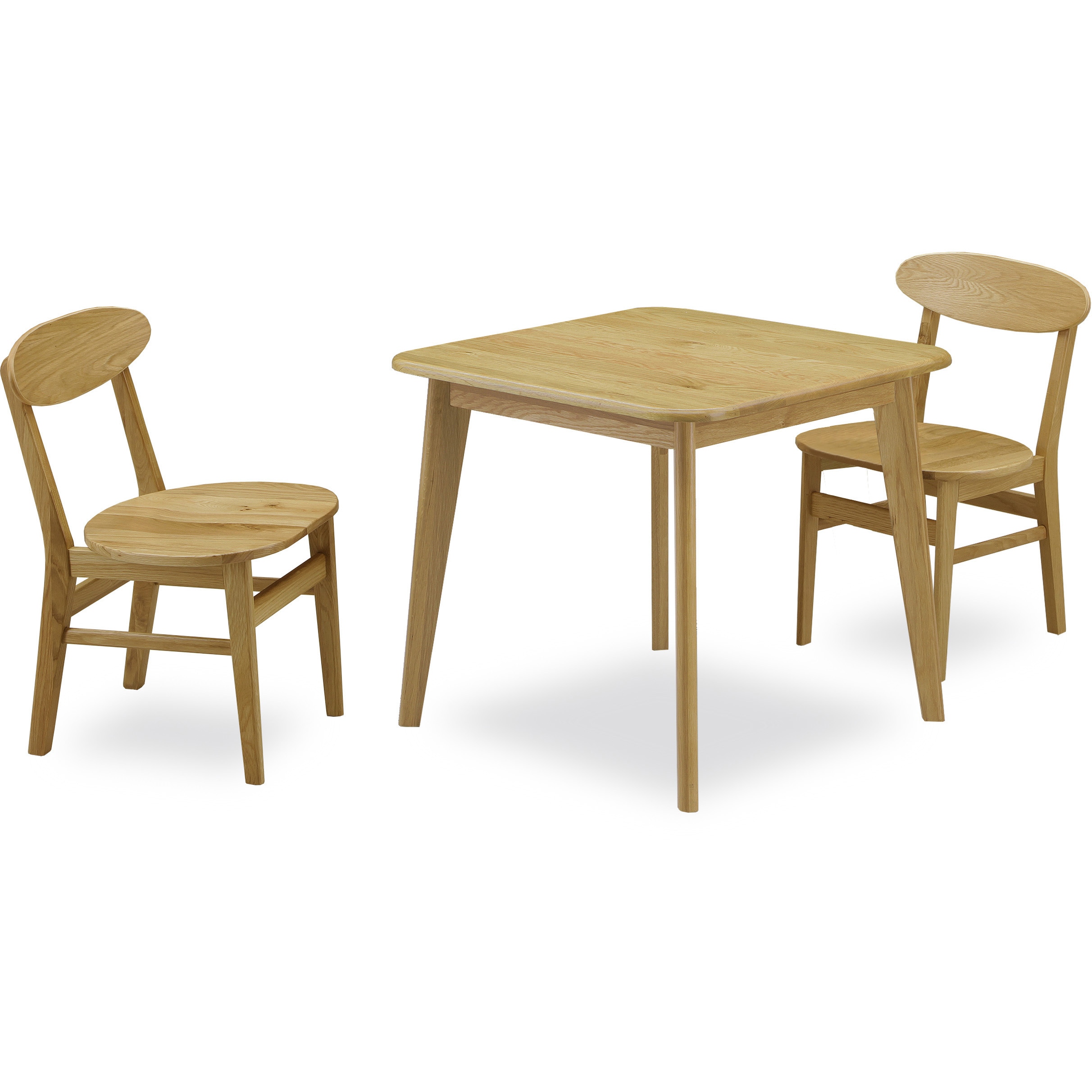 大川の家具メーカー関家具のバレーナ オーク材 ダイニングテーブルです。80cmのコンパクトでシンプルな北欧スタイルの木製テーブルは2人暮らしにもオススメです♪ 大川の家具メーカー関家具のバレーナ オーク材 ダイニングテーブルです