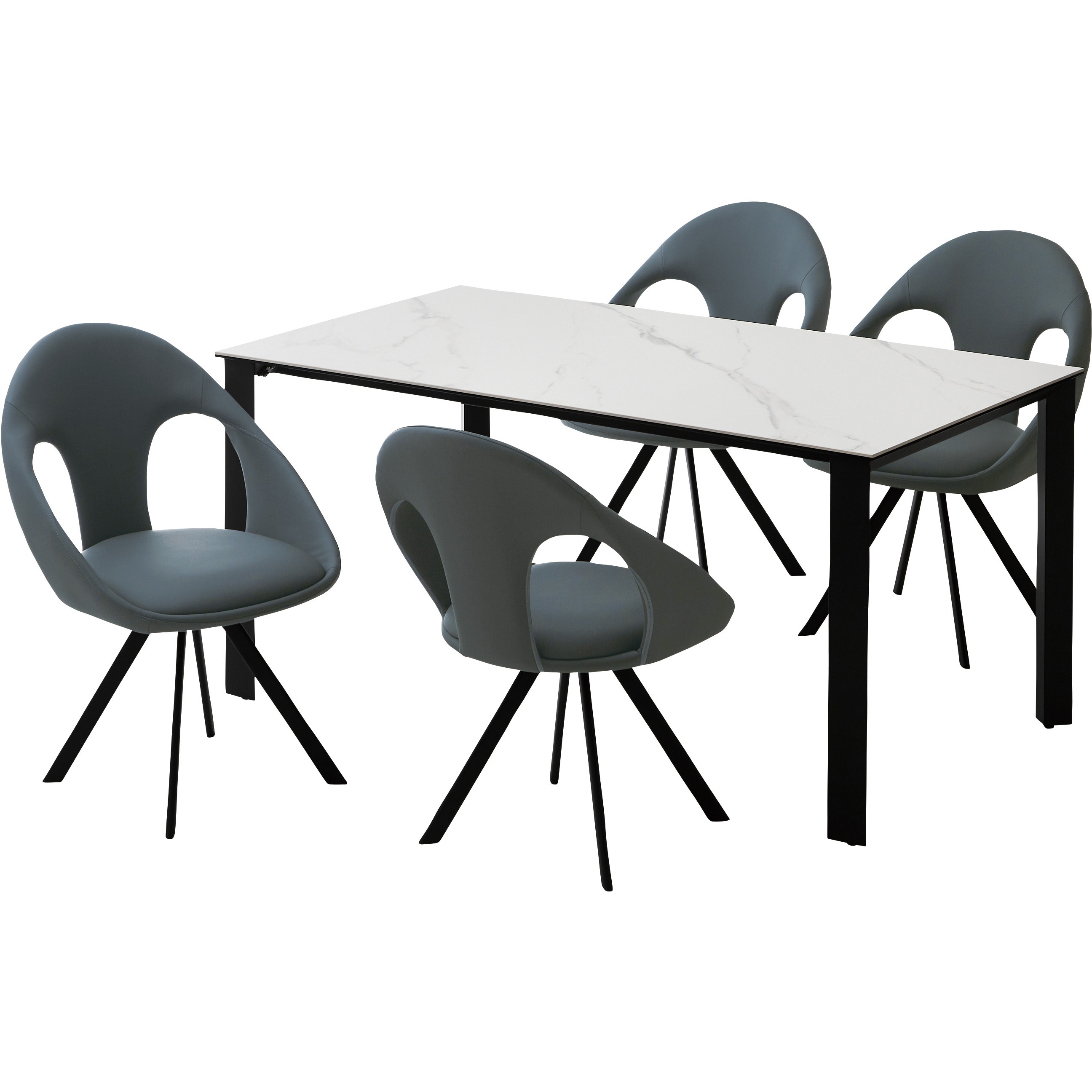 CERAMIC DT 150ダイニングテーブル1500mm x 900mm DT150 アーロン WH色 ダイニングテーブル アーロン 関家具 四角