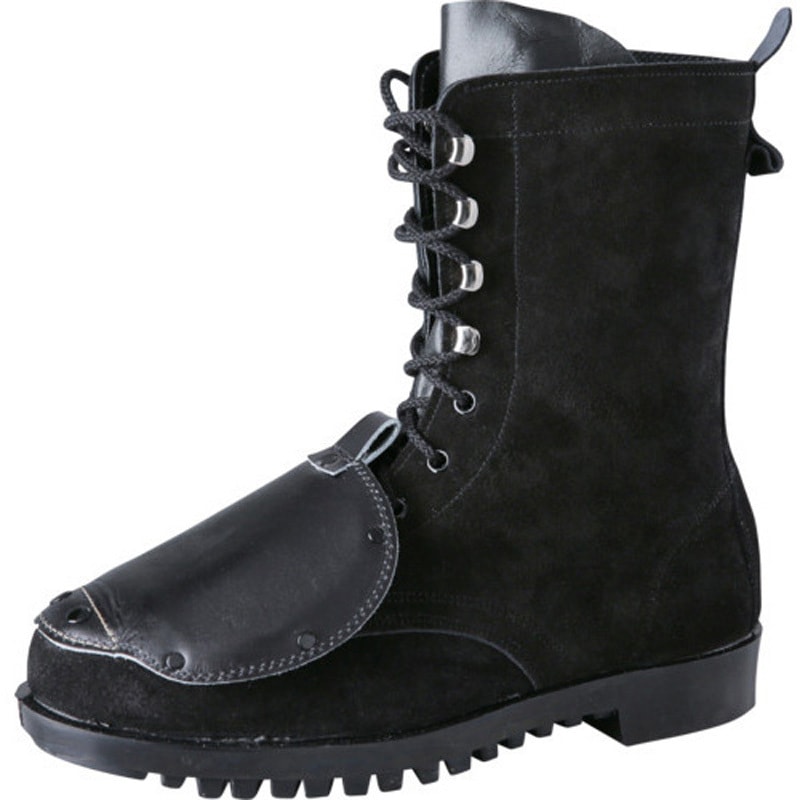 HR207KOUPURO-26.5CM 溶接・炉前作業用安全靴 長編上甲プロ付 HR207甲プロ付N ノサックス 耐熱 ひもタイプ サイズ26.5cm足幅EEE