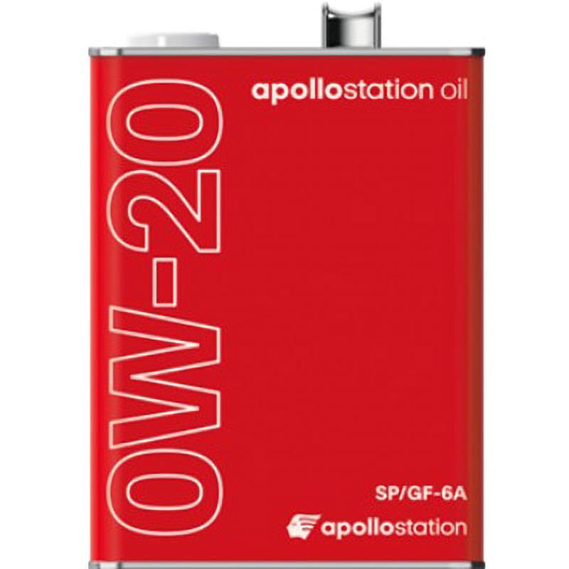 Apollo station oil 0w-20 Apollo station oil ガソリンエンジンオイル 1箱(4L×6缶) 出光興産  【通販モノタロウ】