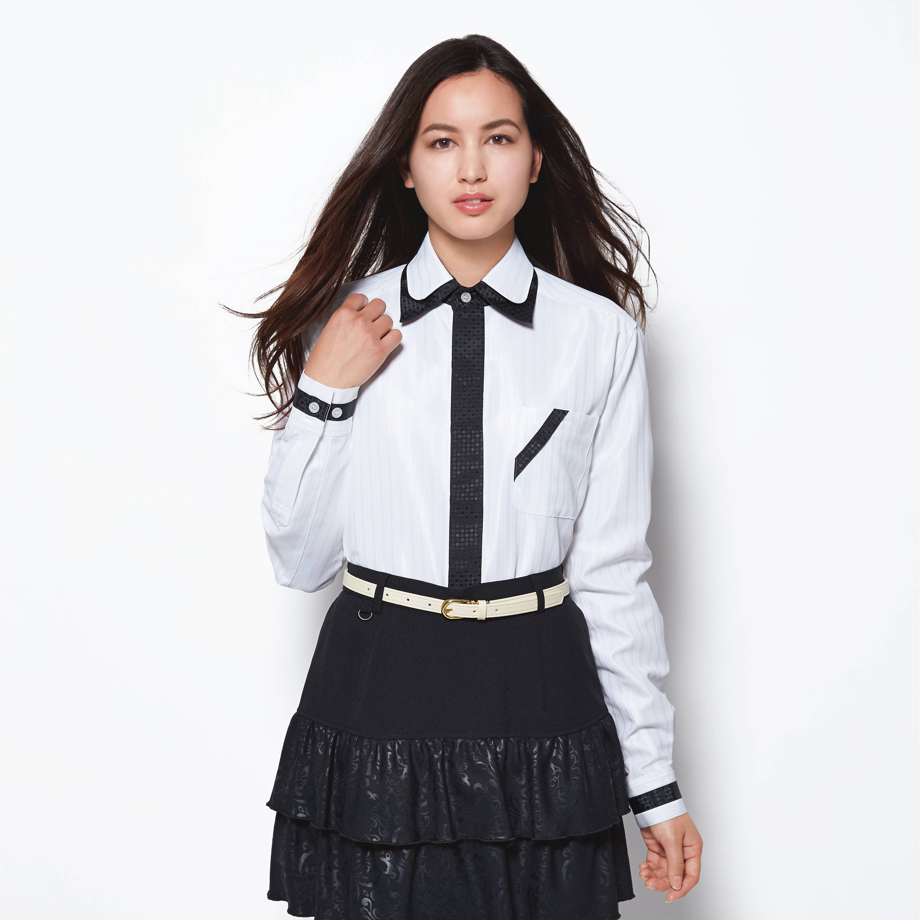 AWY233 長袖シャツ 男女共用 SS~3L カーシーKARSEE AMUS-NET SALEセール