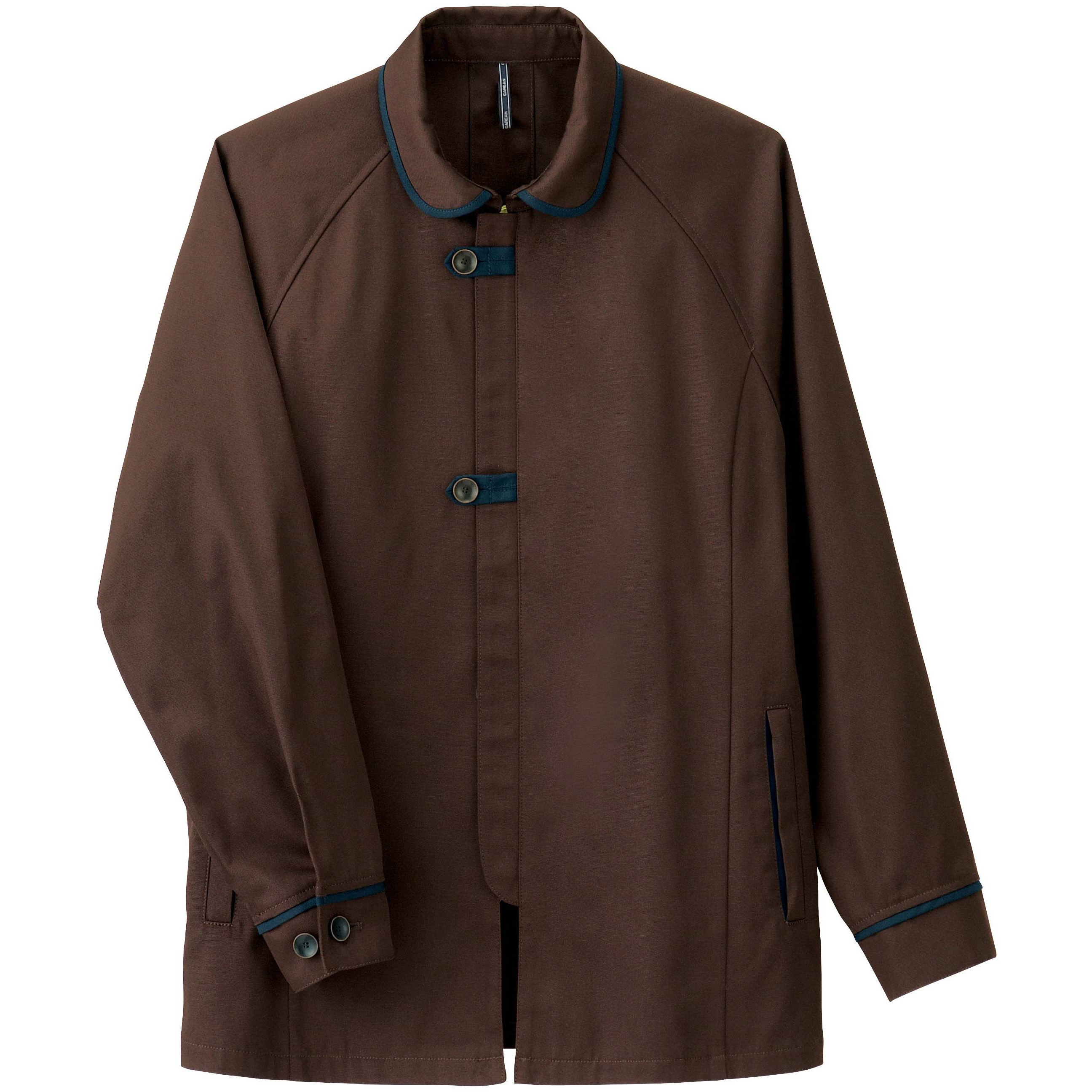 CWU127 CAREAN ロングジャケット カーシーカシマ キャンバスグログラン ブラウン色 サイズLL  CWU127