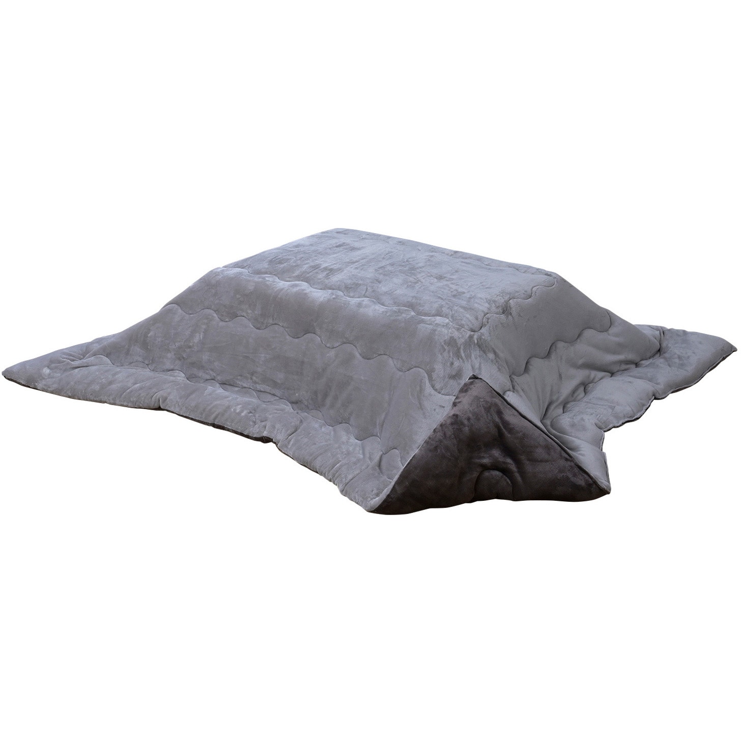 AKF-1824(GG/BR) こたつ布団 両面使えるフランネル素材 YAMAZEN(山善