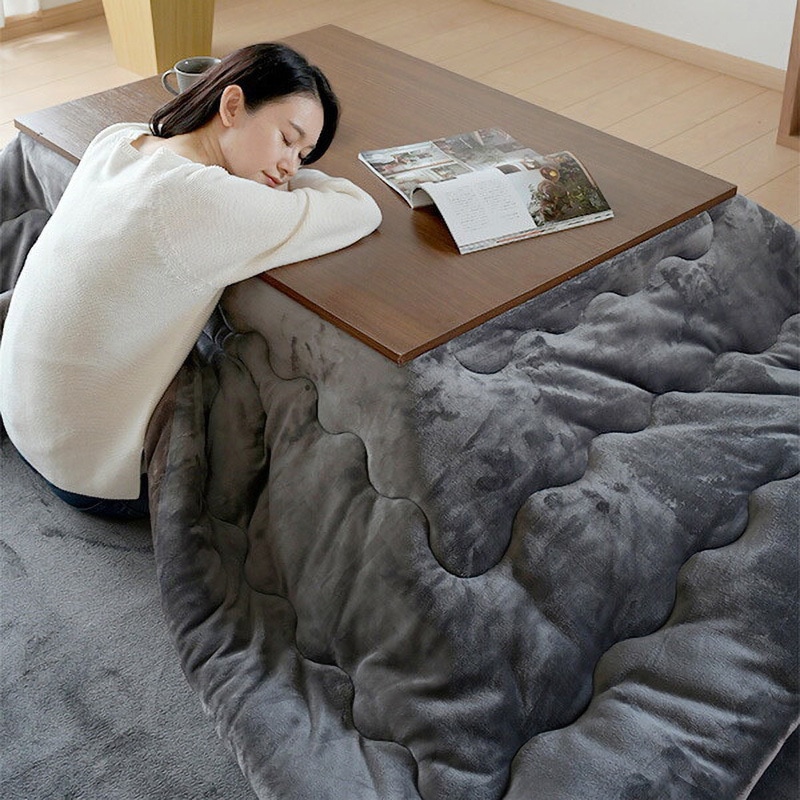 AKF-1824(LV/IV) こたつ布団 両面使えるフランネル素材 YAMAZEN(山善