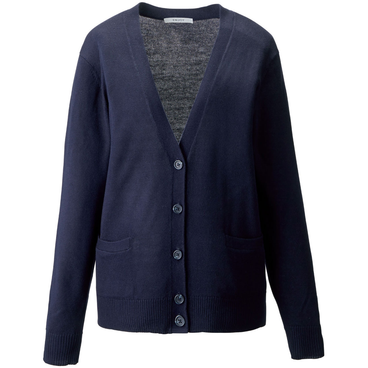 WAAC カーディガン サイズ1 ネイビー EWG723 ENJOY カーディガン カーシーカシマ ネイビー色 サイズLL