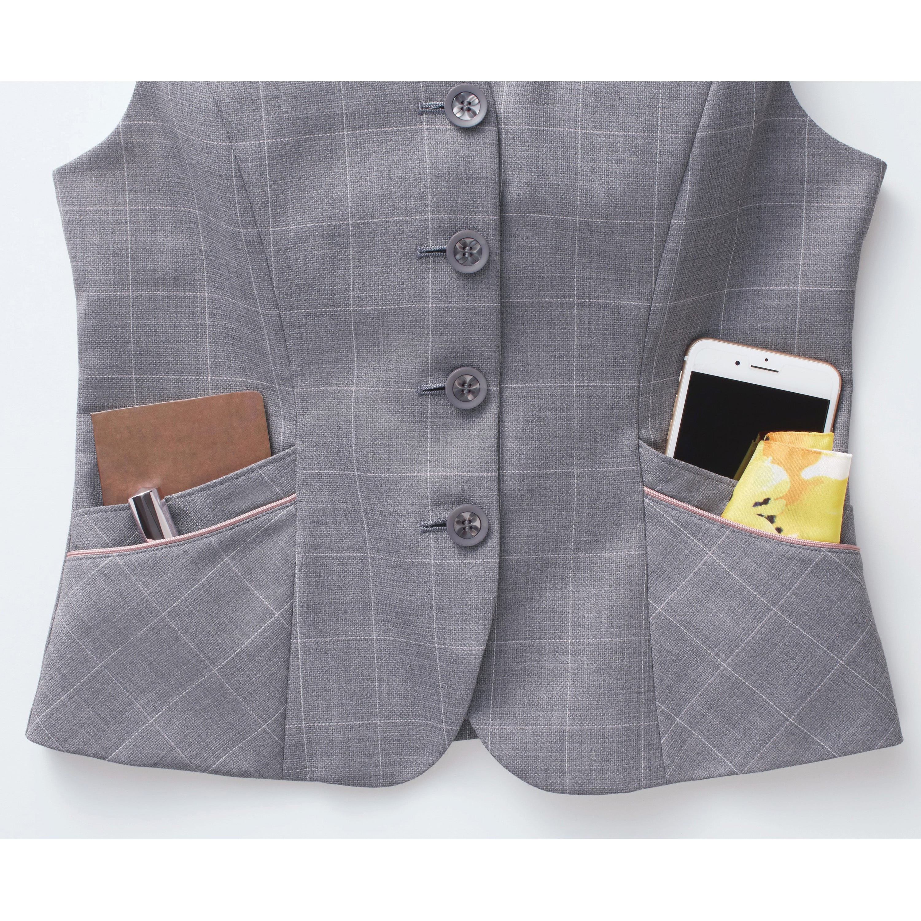 ESV740 ENJOY ベスト カーシーカシマ 女性 アイス ウール ウインド