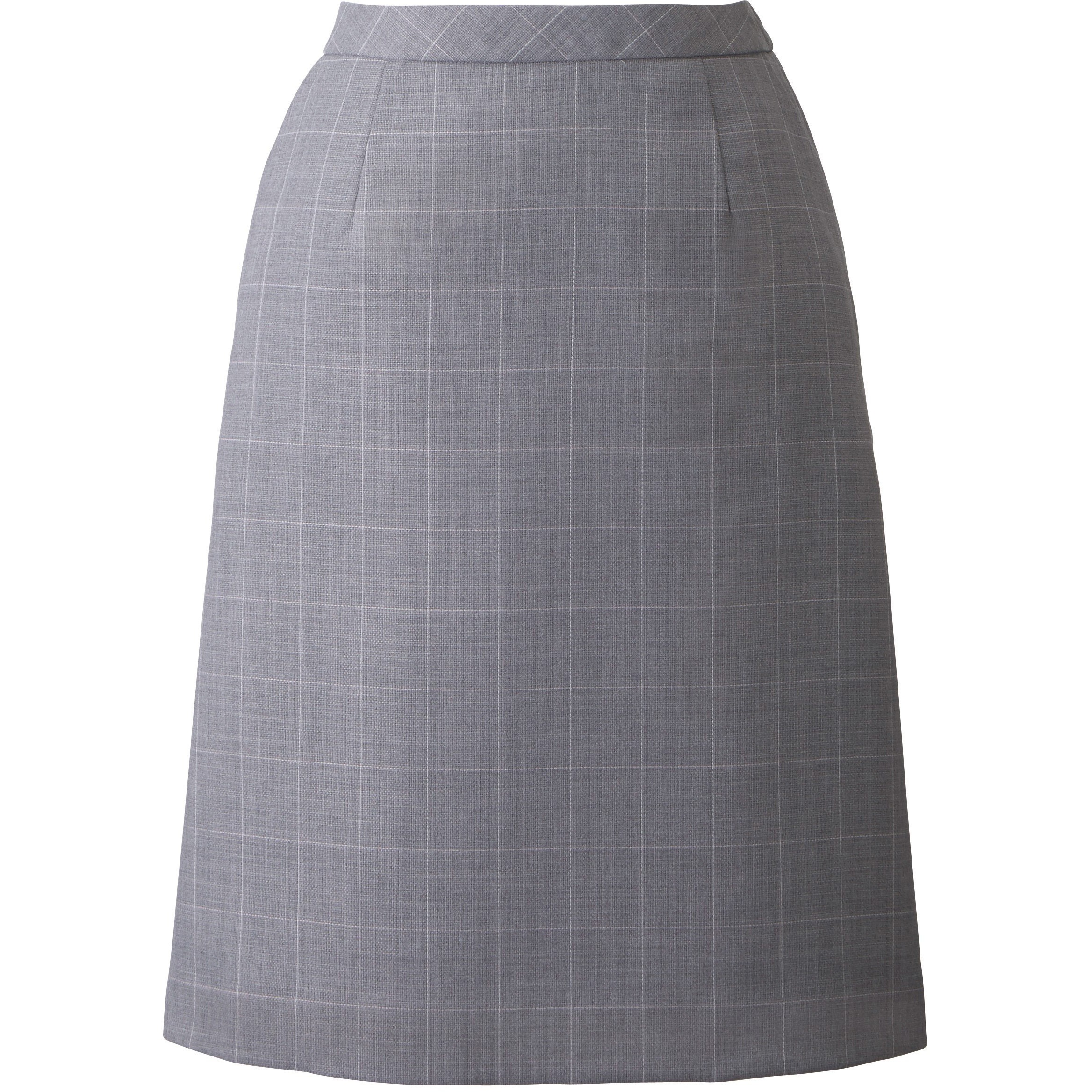 ESS741 ENJOY Aラインスカート カーシーカシマ アイス ウール ウインドペーン グレーチェック色   ESS741 11,535円