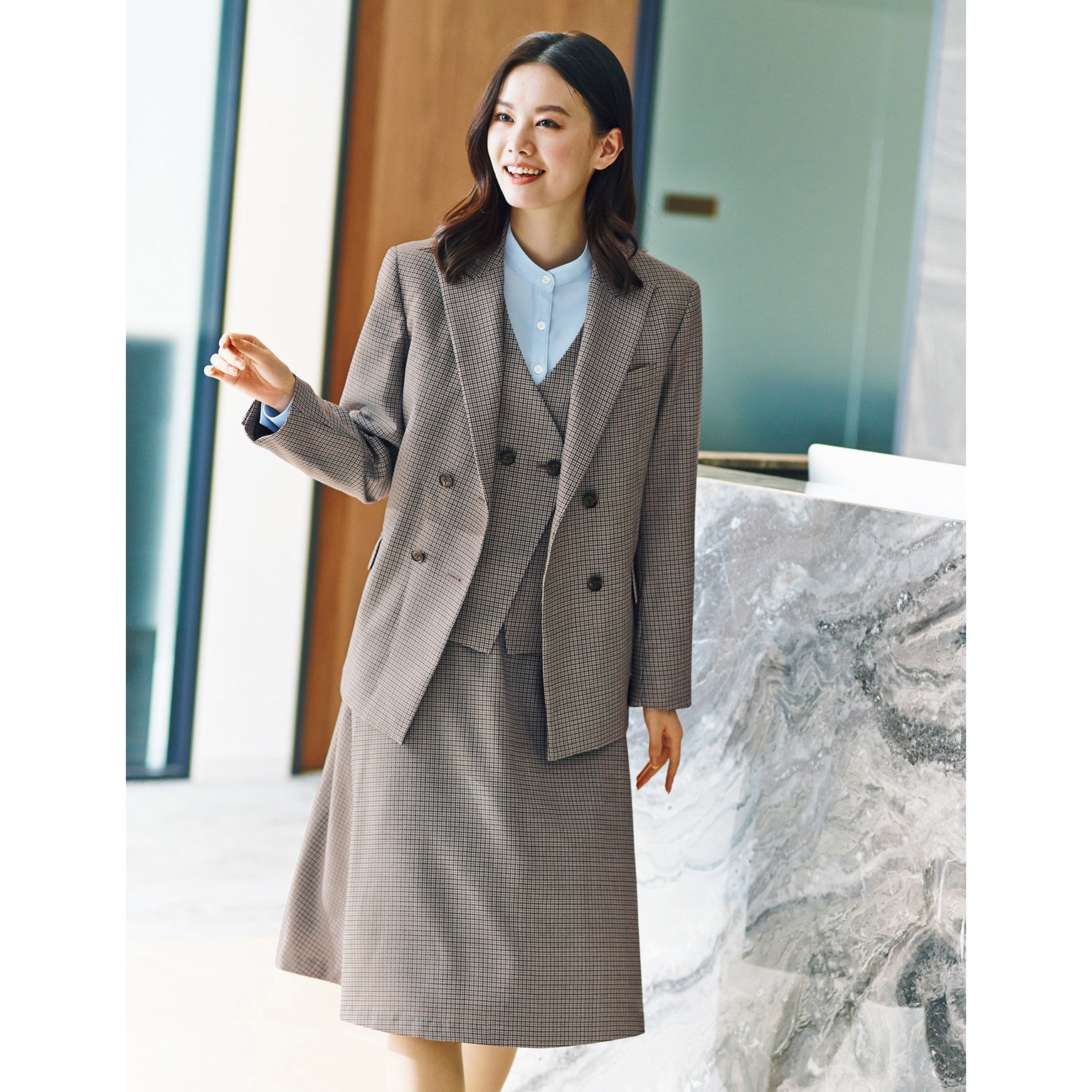 EAJ793 ENJOY ダブルジャケット カーシーカシマ ソフィア ガンクラブ