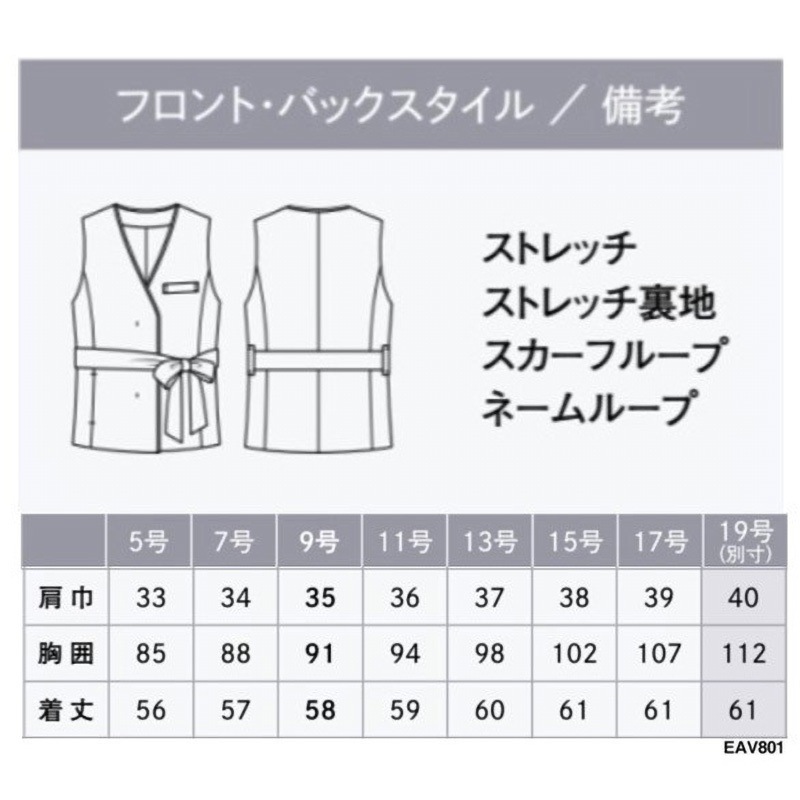 EAV801 ENJOY ベスト カーシーカシマ サスティナ マットウース