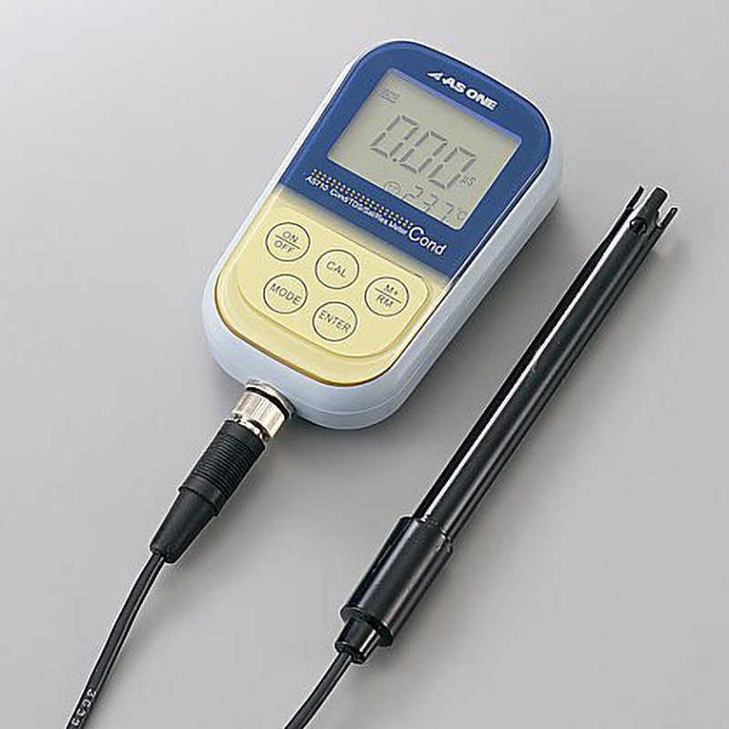 AS710 防水ポータブル導電率メーター 校正証明書付き アズワン 1式 AS710 43,002円