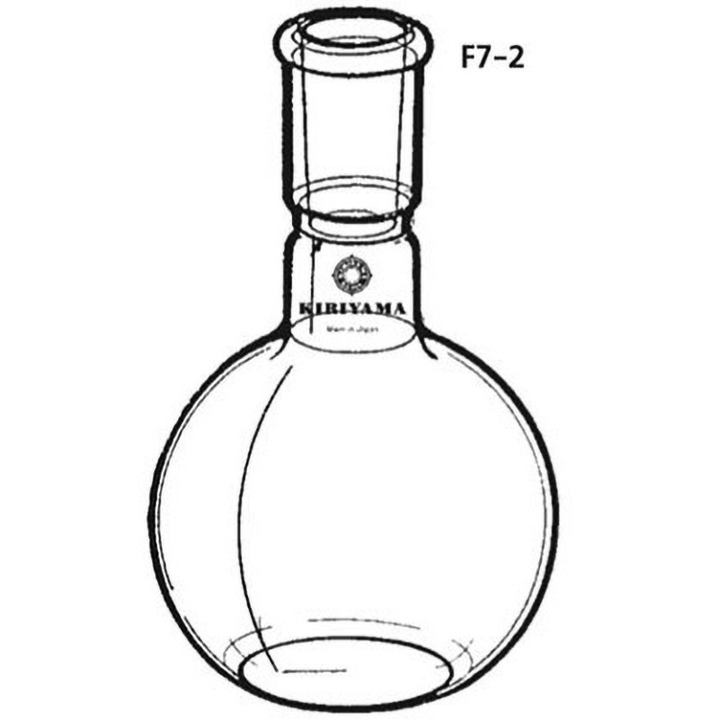F7-2-8 平底フラスコ F7-2シリーズ 桐山製作所 500mL