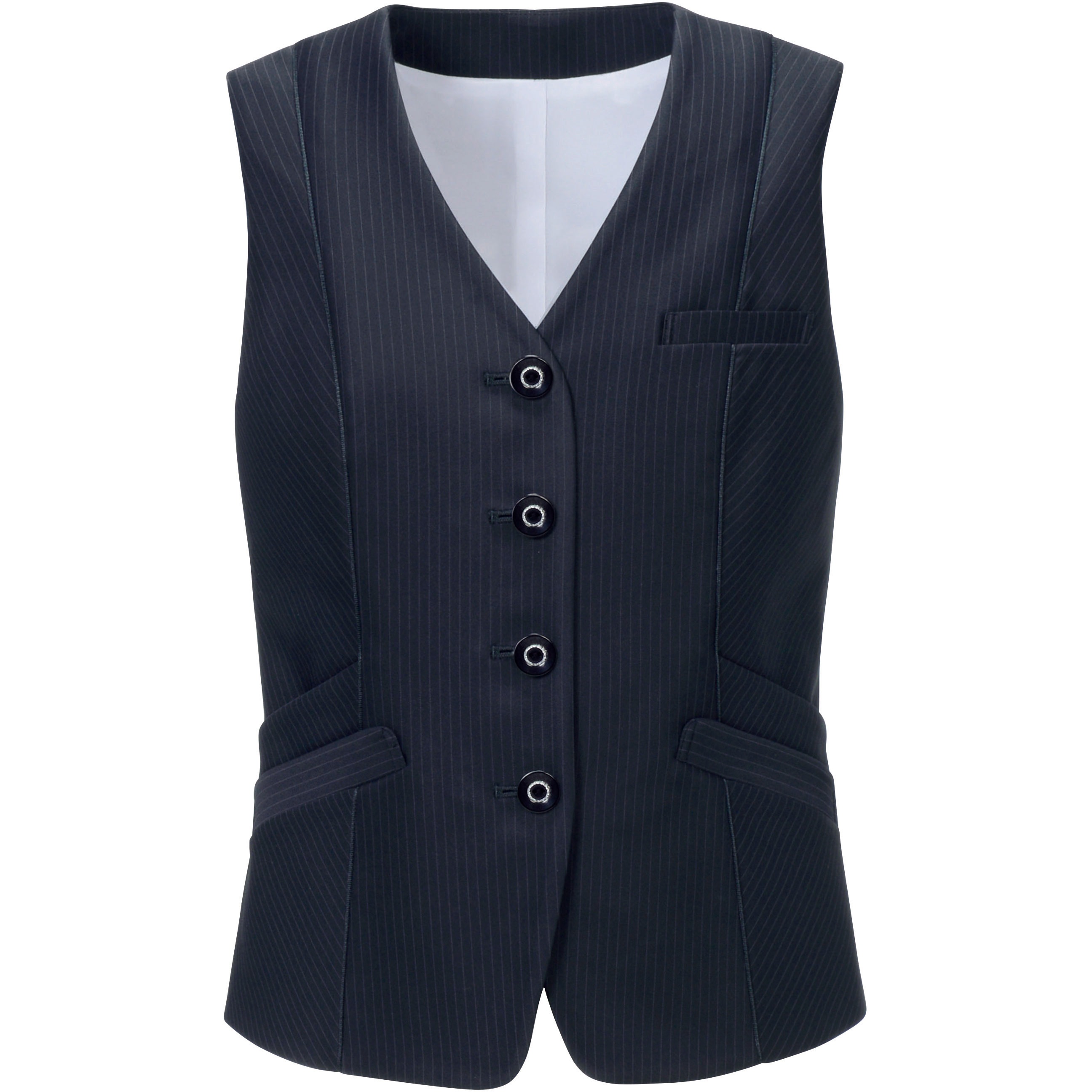 EAV861 ENJOY ベスト カーシーカシマ フリー モーション ニット