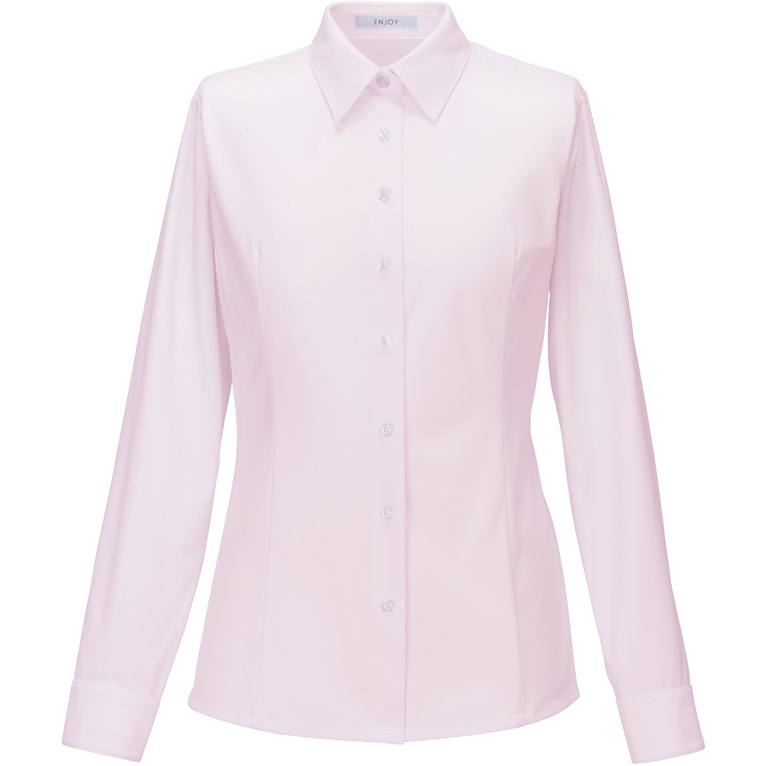 EWB871 ENJOY 長袖シャツブラウス カーシーカシマ ピンク色   EWB871