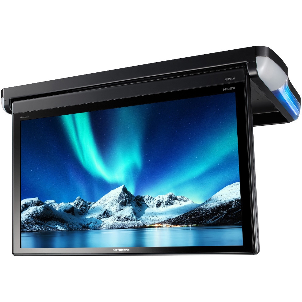 TVM-FW1300-2-B 13.3V型フルHDフリップダウンモニター carrozzeria マイナスアース方式仕様