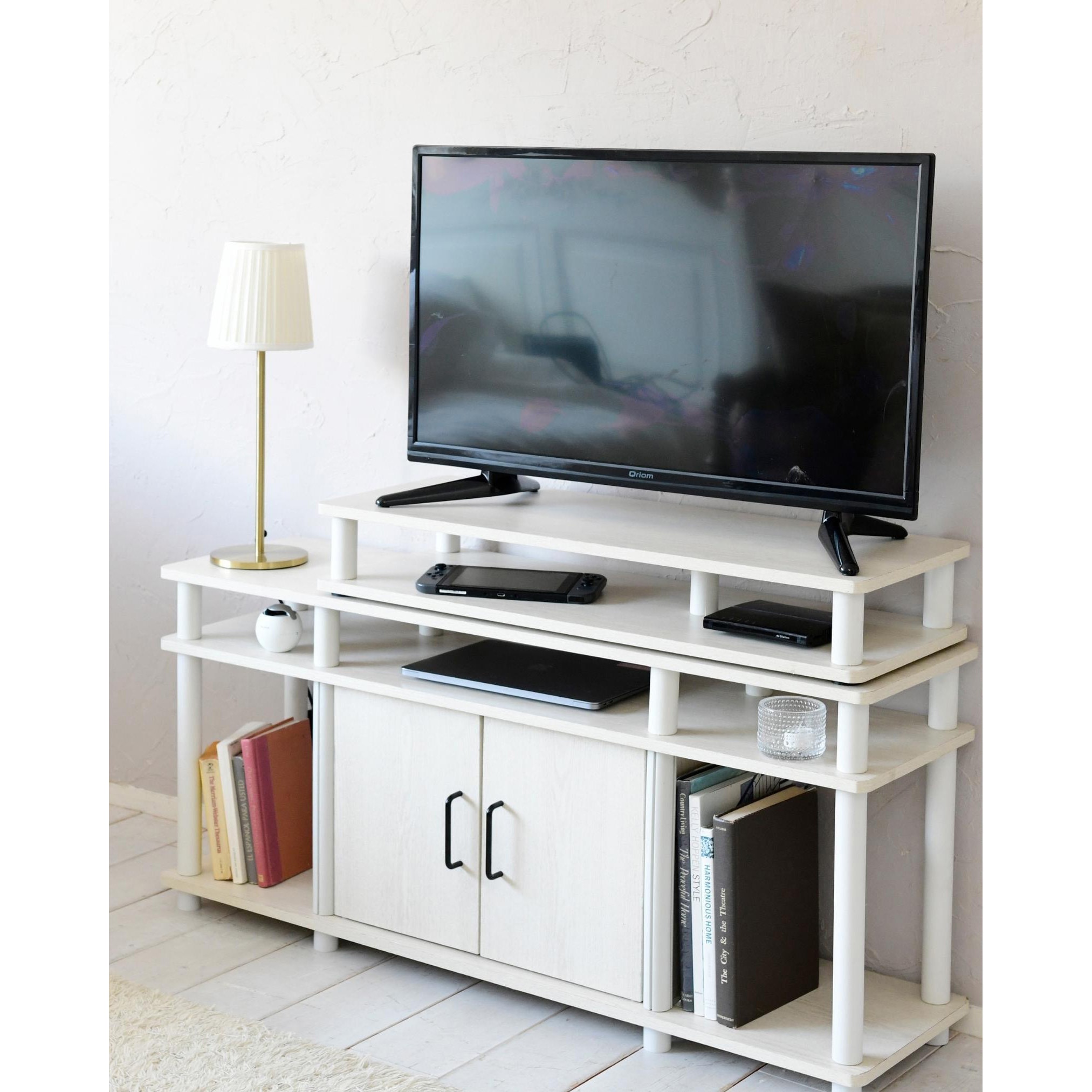 YSPC-8030(WW3/WH) テレビ台スペーサー YAMAZEN(山善) 棚