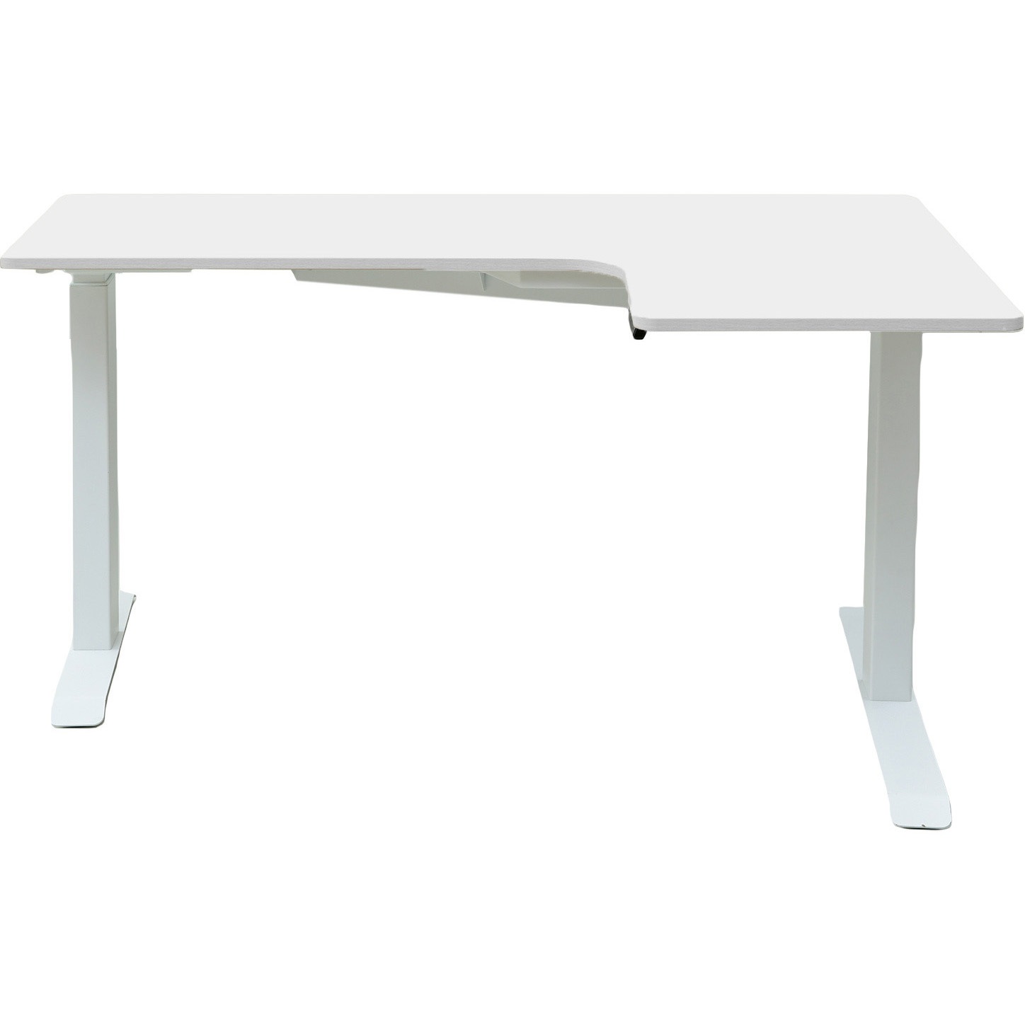 ELD-RC1410(WH/MWH) 電動昇降デスク メモリー機能付き L字 幅140 高さ71-117 cm YAMAZEN(山善) 電源AC100(50/60Hz)V