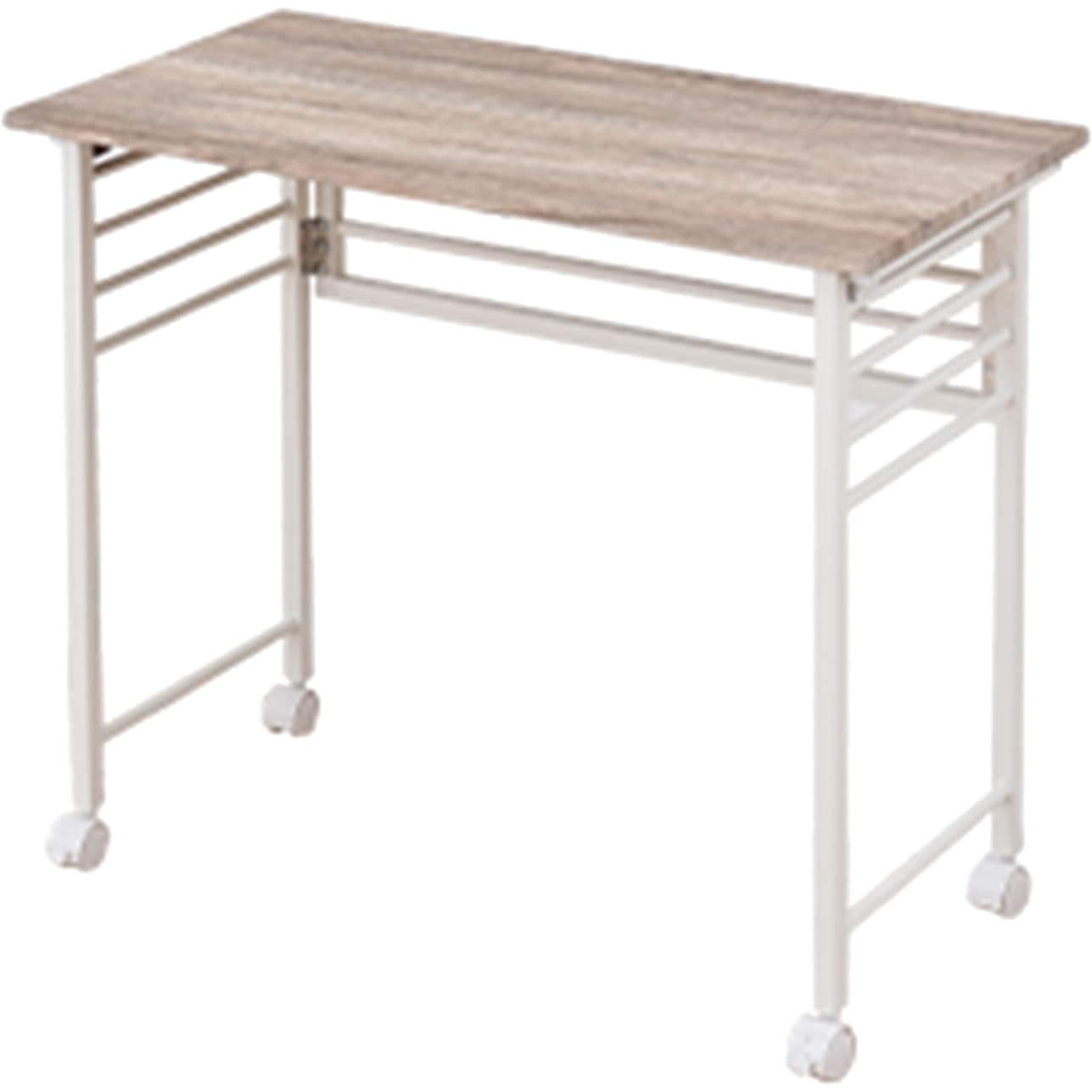 PSTC-8040(AIV/SWH) 折りたたみデスク パタパタデスク YAMAZEN(山善