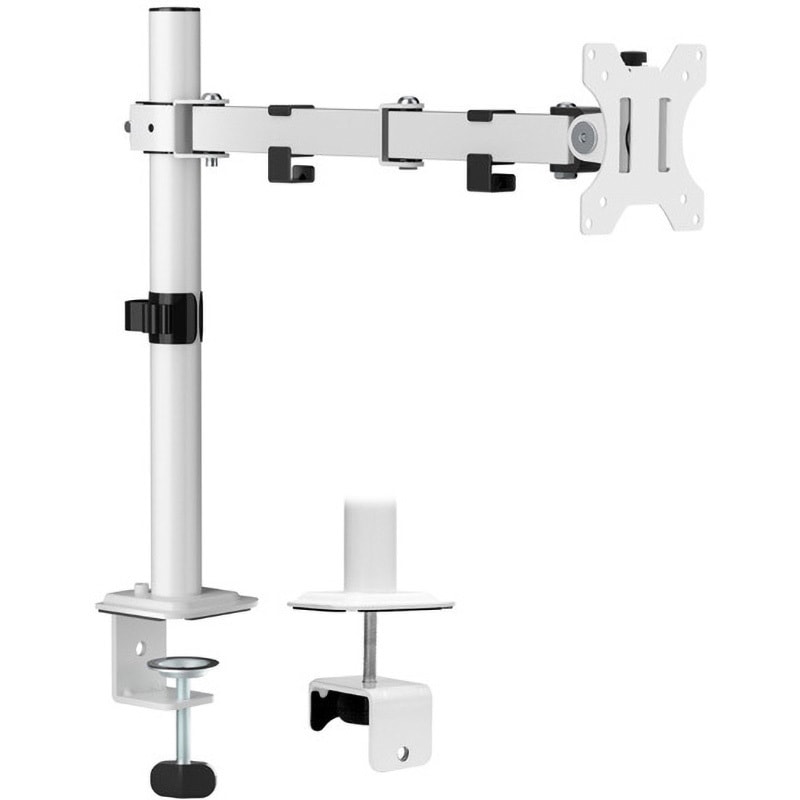 AS-MABH05-WH 水平可動 液晶モニターアーム ARCHISS クランプ方式