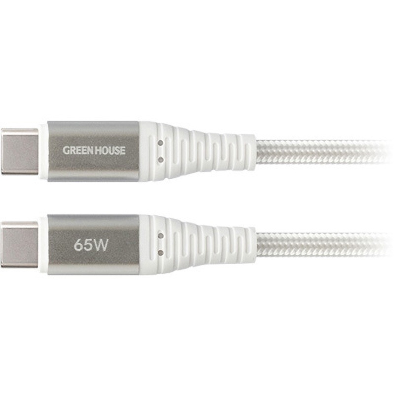 USB-AC充電器 2ポート GaN PD 65W グリーンハウス USB充電器 【通販