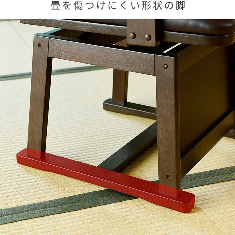 GDC-011T(DB)×2 回転式 ダイニングこたつ用チェア 1セット(2脚