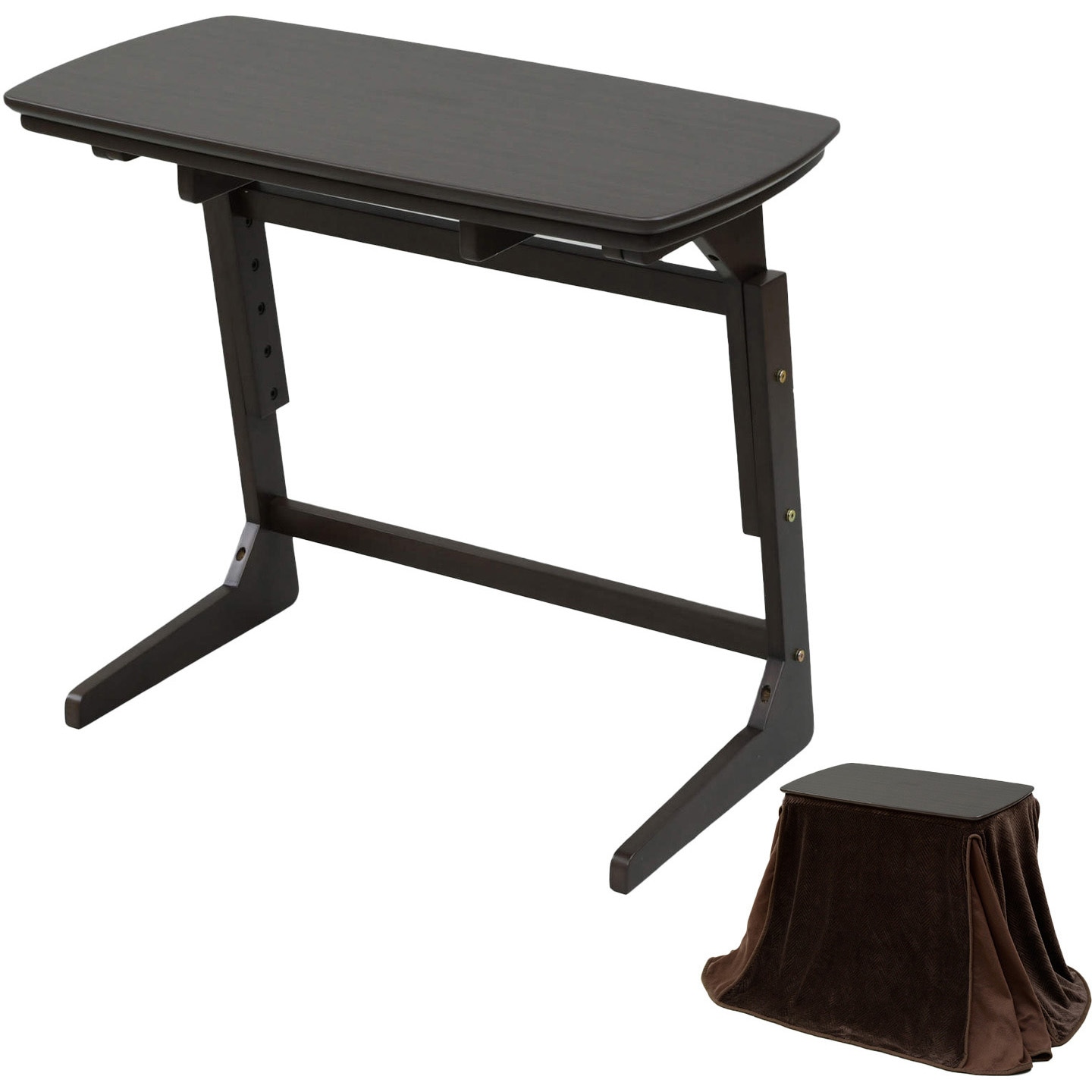 GDX-F752(DB)-FSET デスクこたつ 布団セット YAMAZEN(山善) 寸法75