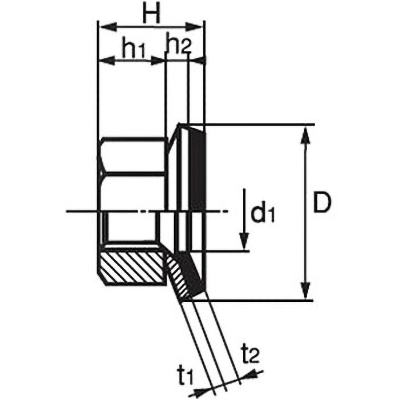 M8 ボンデッドワッシャー付ナット(鉄/ユニクロ)(小箱) 大阪魂 ピッチ1.25 呼びM8 1箱(250個) 8,865円
