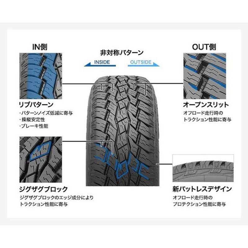 TOYO TIRES OPEN COUNTRY R/T 一本のみ Toyo Tires Open Country R/T Tire | Quadratec