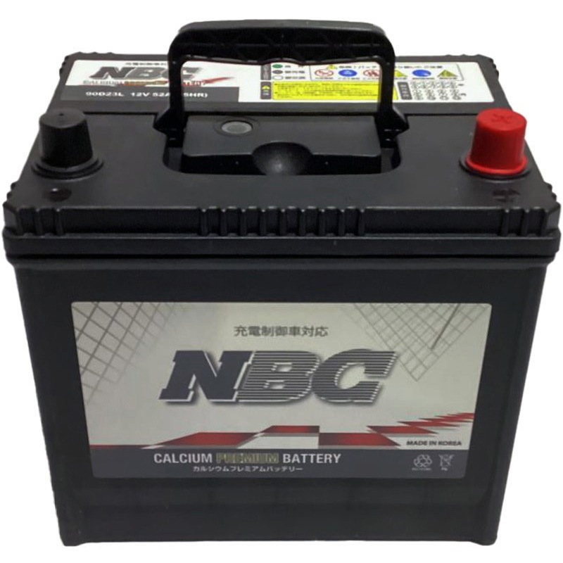 90D23L 充電制御車対応 NBC CALCIUM PREMIUM BATTERY 1個 NBC